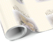 Neutraal babyzakje,  naam, liam cadeaupapier (Rol Hoek)