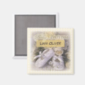 Neutraal babyzakje,  naam, liam magneet (Voorkant / Achterkant)
