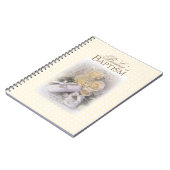 Neutraal babyzakje,  naam, liam notitieboek (Linkerzijde)