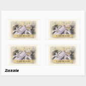 Neutraal babyzakje,  naam, liam rechthoekige sticker (Vel)