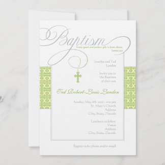 Neutraal Baptisme Uitnodiging