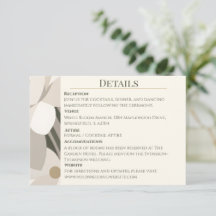 Neutraal Beige Abstract Modern Redactioneel Huweli