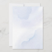 Neutraal Beige Bloemen Huwelijksuitnodiging Kaart (Achterkant)