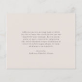 Neutraal beige dan moderne budget business dank u flyer (Achterkant)