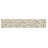 Neutraal Beige Goud Botanisch Blad William Morris Medium Tafelloper (Horizontaal)