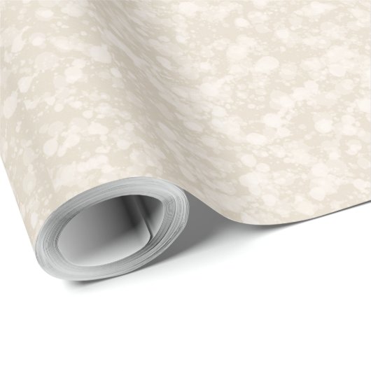 Neutraal beige ivoor Abstract modern minimalistisc Cadeaupapier (Rol Hoek)