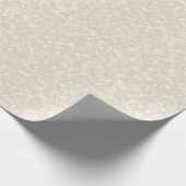 Neutraal beige ivoor Abstract modern minimalistisc Cadeaupapier (Hoek)