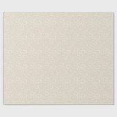 Neutraal beige ivoor Abstract modern minimalistisc Cadeaupapier (Vlak)