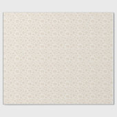 Neutraal beige ivoor Abstract modern minimalistisc Cadeaupapier (Vlak)