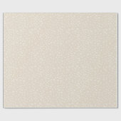 Neutraal beige ivoor Abstract modern minimalistisc Cadeaupapier (Vlak)