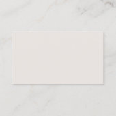 Neutraal Beige QR Code Minimalist Professional Visitekaartje (Achterkant)