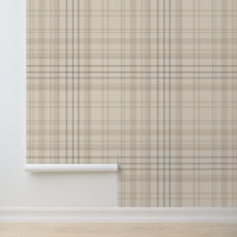 Neutraal Beige Rut Behang
