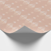 Neutraal Beige Tonal ingetogen Sterren & Abstract Cadeaupapier (Hoek)