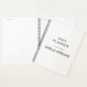 Neutraal Beige Vastgoed Modern Zakelijk Planner (Display)