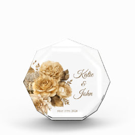 Neutraal Bloem Boeket-Bruiloft- Fotoblokken