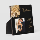 Neutraal Bloem Boeket-Bruiloft- Fotoplaat (Voorkant)