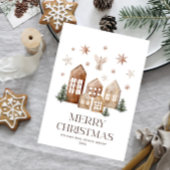 Neutraal Boheems Kerst Compositie Corporate Feestdagenkaart