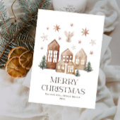 Neutraal Boheems Kerst Compositie Corporate Feestdagenkaart