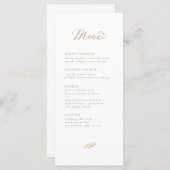 Neutraal Boho-Baby shower Menu