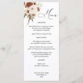 neutraal Boho-menu Menu (Voorkant)