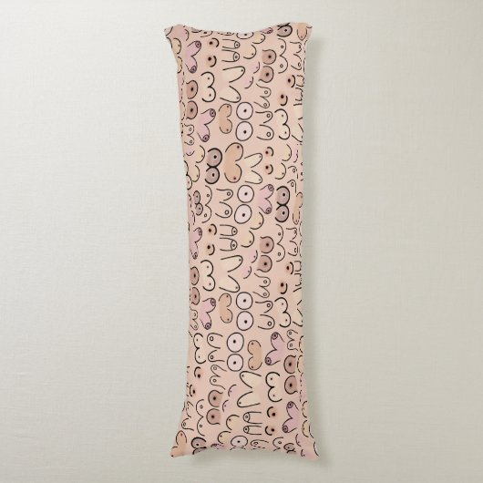 Neutraal borstontwerp lichaamskussen (Voorkant Verticaal)