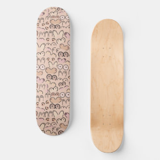Neutraal borstontwerp persoonlijk skateboard