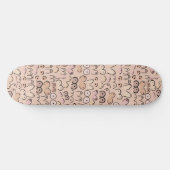 Neutraal borstontwerp persoonlijk skateboard (Horizontaal)