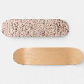 Neutraal borstontwerp persoonlijk skateboard (Horizontaal)