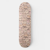 Neutraal borstontwerp persoonlijk skateboard (Voorkant)
