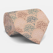 Neutraal bruin blauw, eenvoudig, klein stropdas (Opgerold)