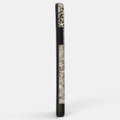 Neutraal Bruin Snakeskin Patroon met Naam Case-Mate iPhone Case (Achterkant/rechts)