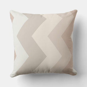 Neutraal chevron patroon kussen