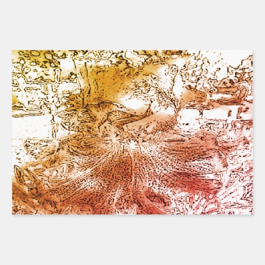 "Neutraal & Chique" inpakpapier Flat Sheet Set (Voorkant 3)