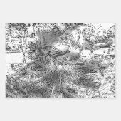 "Neutraal & Chique" inpakpapier Flat Sheet Set (Voorkant 2)