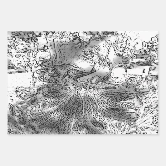 "Neutraal & Chique" inpakpapier Flat Sheet Set (Voorkant 2)