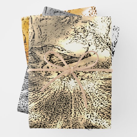 "Neutraal & Chique" inpakpapier Flat Sheet Set (In situ)