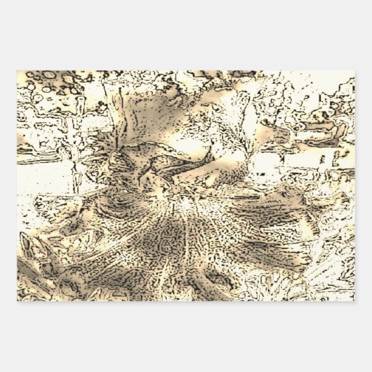 "Neutraal & Chique" inpakpapier Flat Sheet Set (Voorkant)