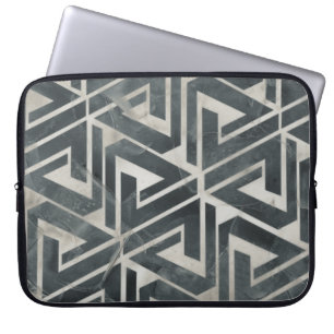 Neutraal Collectie van de Tegel - Geometrisch Laptop Sleeve