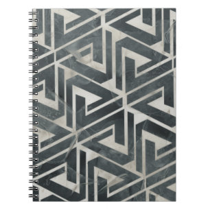 Neutraal Collectie van de Tegel - Geometrisch Notitieboek