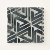 Neutraal Collectie van de Tegel - Geometrisch Notitieboek (Achterkant)