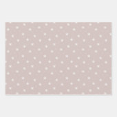 Neutraal | Coördinatie van het vakantiepatroon Inpakpapier Vel (Voorkant 3)