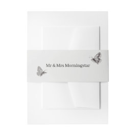 Neutraal Cornsilk Uitnodigingen Wikkel