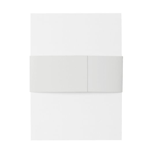 Neutraal Cornsilk Uitnodigingen Wikkel (Achterkant Voorbeeld)