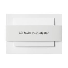 Neutraal Cornsilk Uitnodigingen Wikkel