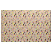 Neutraal Cute Musical Ukulele Pattern Stof (Fat Quarter)