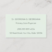 Neutraal, Dapper en Respecteerbaar Visitekaartje (Voorkant)