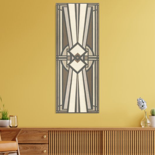 Neutraal deco-paneel I Canvas Afdruk (Insitu (Woonkamer))