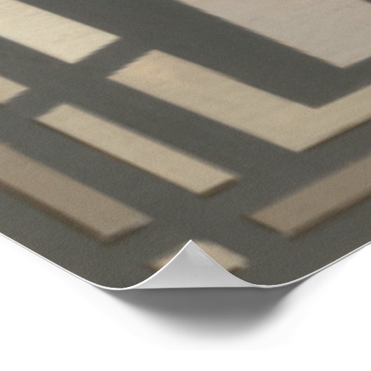 Neutraal deco-paneel I Poster (Hoek)