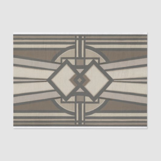 Neutraal deco-paneel I Tissuepapier (Voorkant)