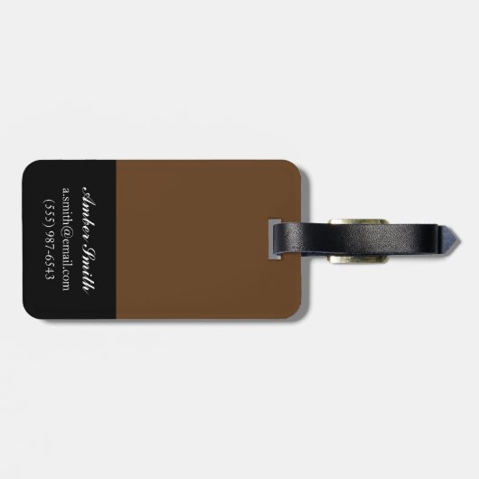 Neutraal deco-panel II Bagagelabel (Achterkant horizontaal)